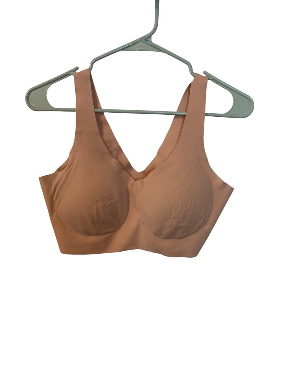 Honey LoveSeamless  V-Neck Comfort Bra - Nude like new size L